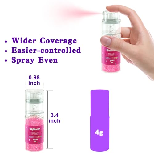 Edible Glitter Spray Set
