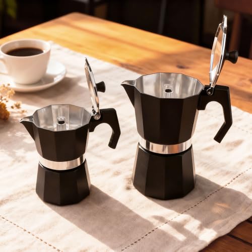 3 Cup Stovetop Espresso Maker Aluminium Moka Pot Percolator