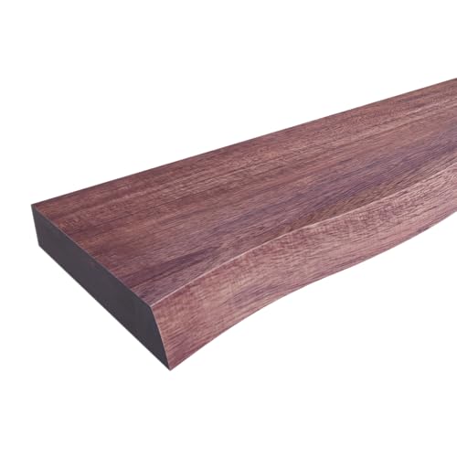 24'' Live Edge Floating Shelves for Wall (2 Count)