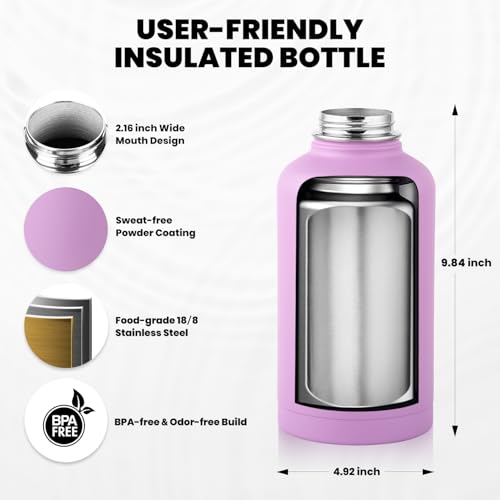 Insulated Water Bottle 64 oz