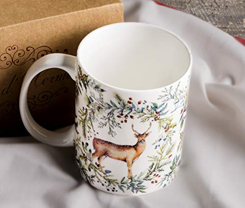 Coffee Mug with Handles Tea Cups (2 Count)