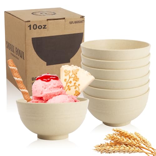 Small Wheat Straw Bowls Sets of 6