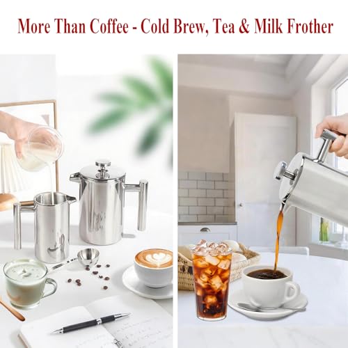 Stainless Steel French Press Coffee Maker