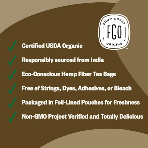 Organic Ashwagandha Tea (100 Count)