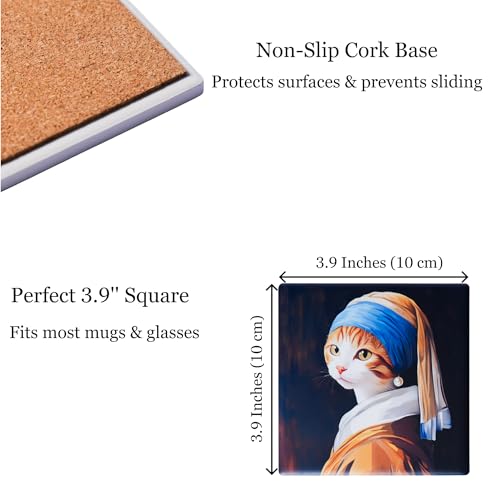 Ceramic Coasters Set of 4