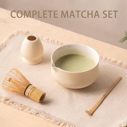 Matcha Set Matcha Whisk Set Includes 17 oz Matcha Bowl