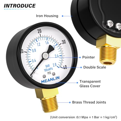 0 40Psi 2" DIAL FACE 1