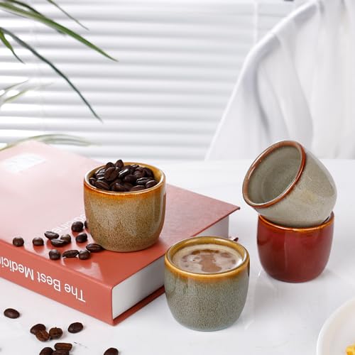 Ceramic Espresso Cups Set of 4 (4 Count)