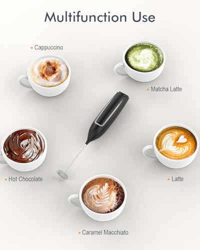 Milk Frother Handheld Battery