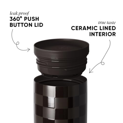 Insulated Travel Coffee Mug 360° Lid