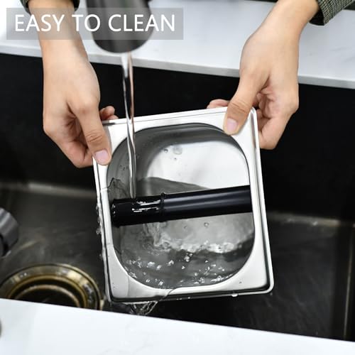 Espresso Knock Box Stainless Steel Coffee Puck Container Knockbox
