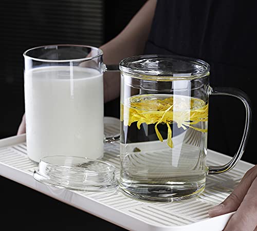 Glass Coffee Mugs (2 Count)