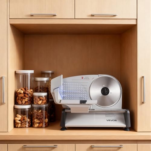 Meat Slicer 7.5 inch 200W Electric Deli Slicer Machine with SUS420 Blade