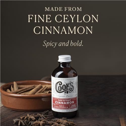 Pure Ceylon Cinnamon Extract for Baking & Cooking (8 Fl Oz)