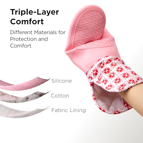 UltraShield Silicone Oven Mitts (2 Count)