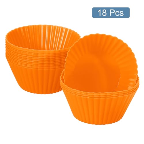 18Pcs Silicone Cupcake Liners