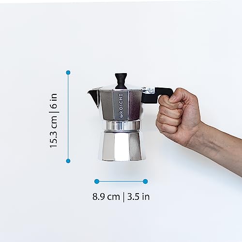Milano Stovetop Espresso Maker Moka Pot 3 espresso Cup