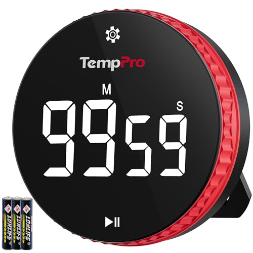 99 Hour Digital Kitchen Timer with Strong Magnetic & Stable Stand