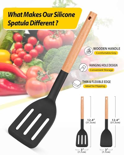 Pack of 2 Silicone Cooking Spatula (2 Count)