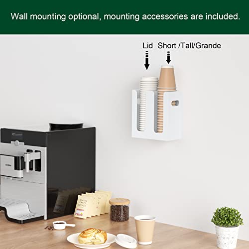 Disposable Coffee Cup Dispenser with Handles