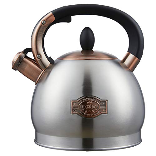 Tea Kettle 2.8 Quart Tea Kettles Stovetop Whistling Teapot Stainless Steel Tea Pots for Stove Top Whistle Tea Pot