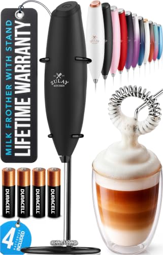 Powerful Milk Frother Wand With Duracell Batteries