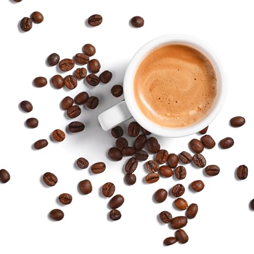 2.5 oz 75 ml Pure White Ceramic Espresso Cups (2 Count)