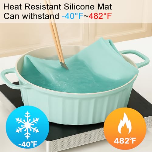 Silicone Mat 35.4"x23.6" Silicone Mats for Kitchen Counter Heat Resistant Mats for Countertop