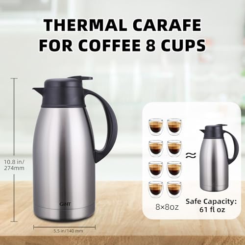 Stainless Steel Thermal Coffee Carafe