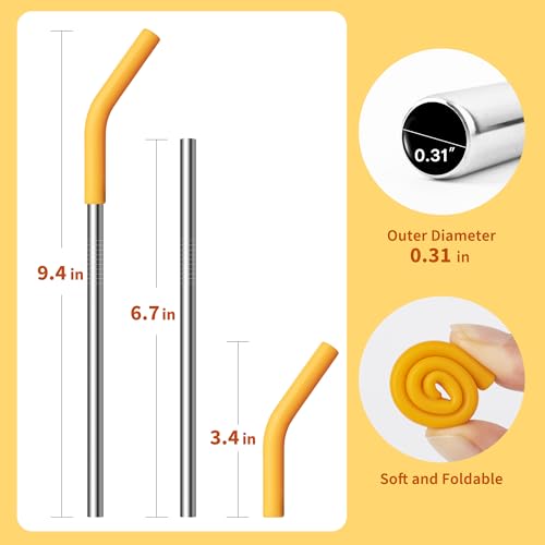 6.7" Short Metal Straw