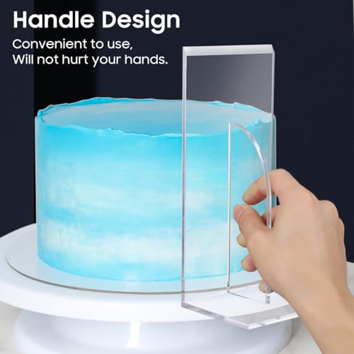 Acrylic Cake Smoother Scraper
