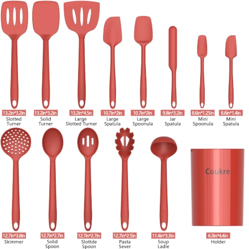 Silicone Kitchen Cooking Utensils Set