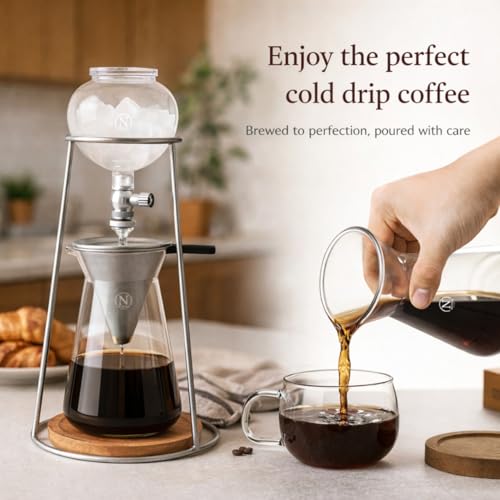 Iced Coffee Cold Brew Drip Coffee Maker Stainless Steal