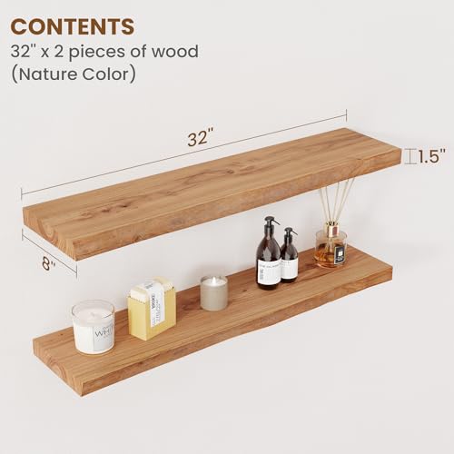Floating Shelves for Wall Decor (2 Count)