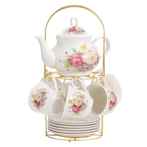 20 Pieces Porcelain Tea Sets For Women