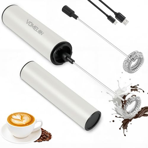 Milk Frother Rechargeable Battery Operated Frother for Coffee