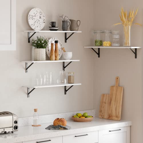 Long Wall Shelves (2 Count)