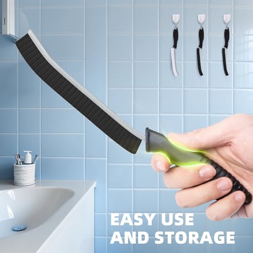 3Pcs Hard Bristle Crevice Cleaning Brush (3 Count)
