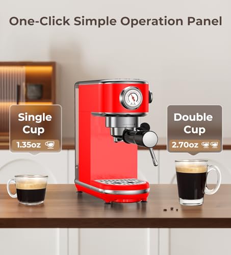 20 Bar Espresso Machine with Milk Frother