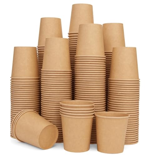 800 Pcs 6 oz Kraft Paper Cups (800 Count)