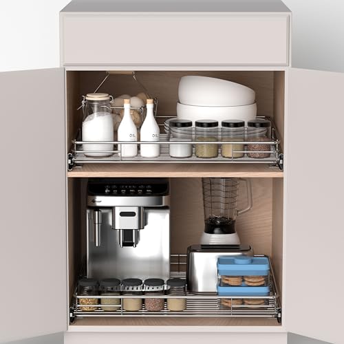 Pull Out Cabinet Organizer 24" W x 21" D