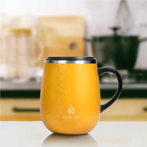 16 oz Insulated Coffee Mug with Lid and Handle