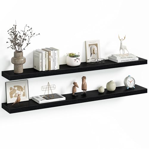 48 Inch Floating Shelves Wall Mounted for Display (2 Count)