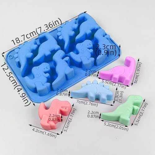 Dinosaur Silicone Gummy Candy Molds (16 Count)