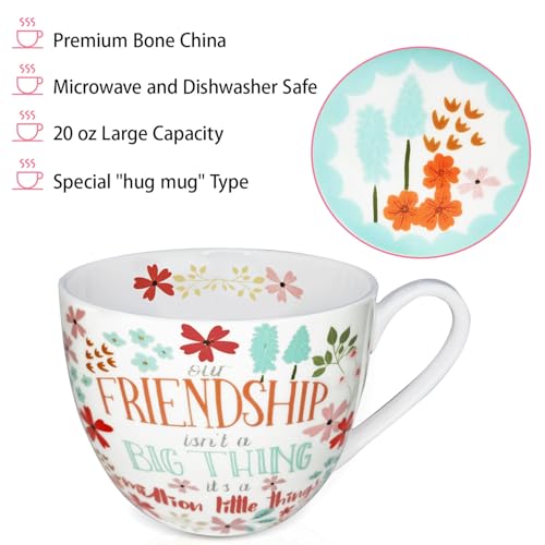 20 oz Floral Best Friend Coffee Mug