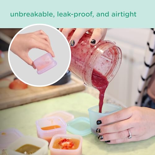 Silicone Baby Food Storage Containers 4pk (4 Count)