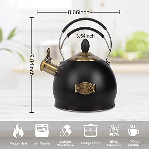 Whistling Tea Kettle Stainless Steel Teapot