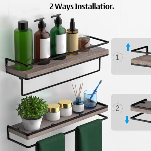 Floating Shelves Wall Mounted (2 Count)