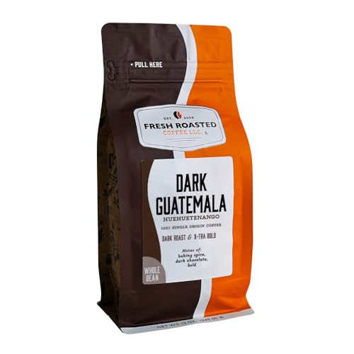Dark Guatemala Huehuetenango Whole Bean Coffee (12 Ounce)