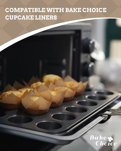 Mini Muffin Pan with 200 Cupcake Liners